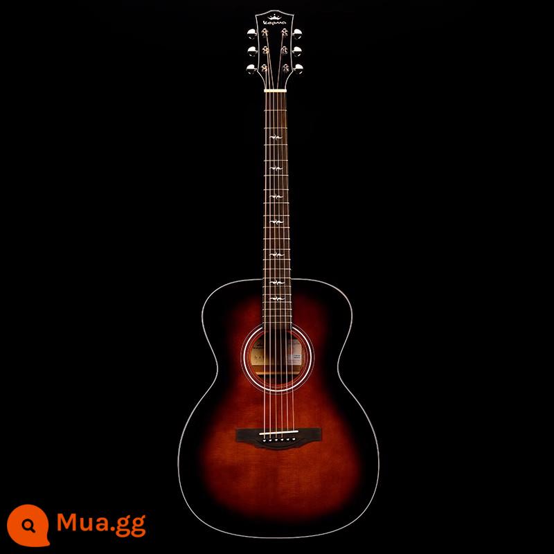 Kepma F1 đĩa đơn đàn guitar dân gian 41 \ 40 inch Fingerstyle hộp điện tròn đàn guitar acoustic chuyên nghiệp - F1- OM màu cổ điển