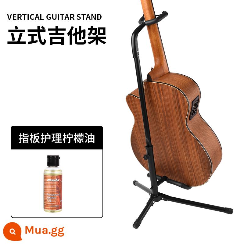 Đàn Guitar Đứng Giá Đỡ Tầng Di Động Dân Gian Đàn Guitar Móc Treo Đàn Guitar Điện Kệ Bass Nơi Giá Treo Đàn Piano Đa Năng - Giá đỡ đàn guitar thẳng đứng + dầu chanh cho phím đàn