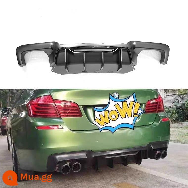 Môi trước và môi sau của BMW5 series 11-22 sửa đổi năm loạt xẻng phía trước cánh sau MP váy bên m5 kit Black Warrior 530 - [11-17] Môi sau thi đấu kiểu thể thao bốn cạnh hai bên - đen sáng