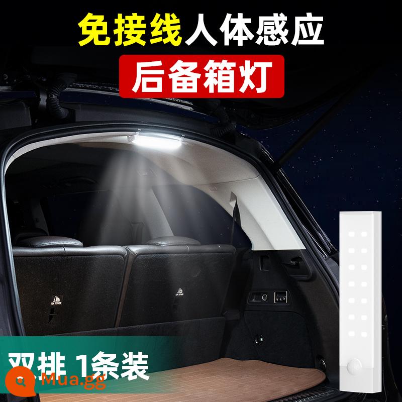 Cốp xe ô tô chiếu sáng cảm ứng tự động đèn ốp trần đèn led đuôi hộp đèn đọc sách ô tô nội thất ô tô - 11,5cm [hạt đèn đôi hàng] ★ Đèn cốp xe