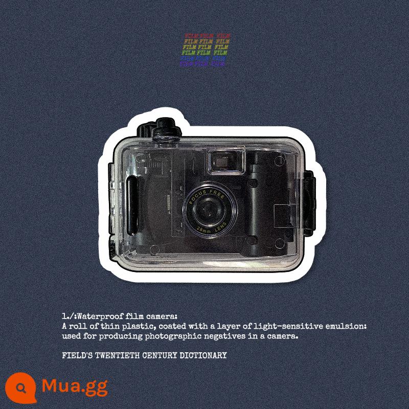 Retro đánh lừa máy ảnh phim không Polaroid không dùng một lần phim máy ảnh người bạn sinh viên thích hợp quà tặng sinh nhật - Camera nhìn xuyên thấu