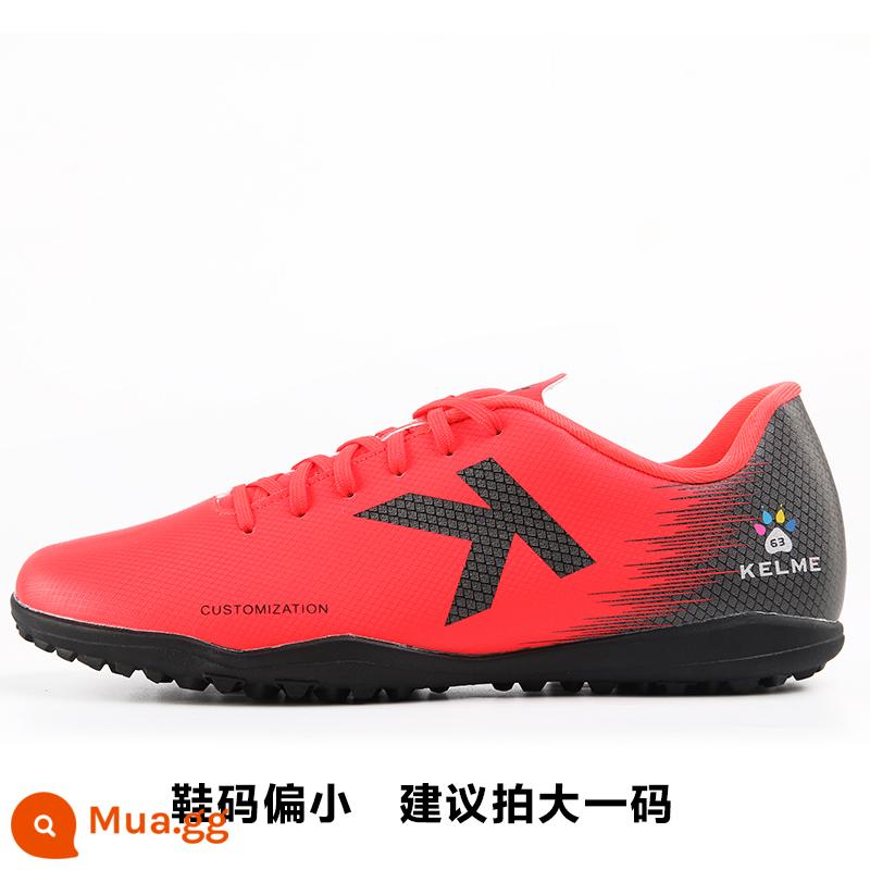 Giày bóng đá trẻ em chính thức của Kelme Karmei Đàn ông và Phụ nữ Phép thuật Magic Post Sneakers School School Học sinh đào tạo giày - 6991349 đỏ và đen