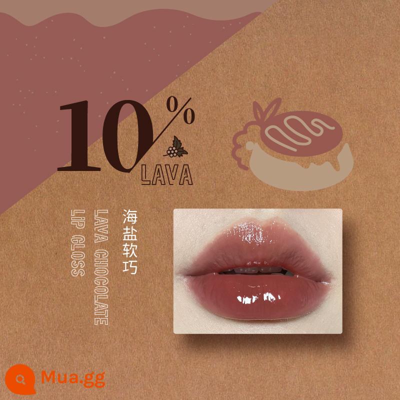 LEEMEMBER Li Meng Black Feather Solid Lip Gloss BL05 Hai đầu Lip Glaze Lipstick Deep Lip Primer Lip Mud nb01 - Son Bóng Màu Vàng Huỳnh Quang 10 Sô Cô La Nóng Muối Biển