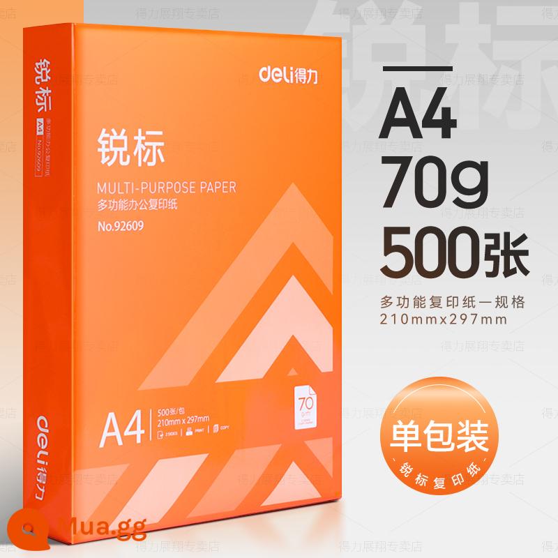 Giấy in và photocopy Deli A4 70g túi đeo vai 500 tờ văn phòng phẩm giấy trắng in a4 một hộp giấy nháp miễn phí vận chuyển cho học sinh Giấy in A4 nguyên hộp 70g 80g giấy photocopy a4 miễn phí vận chuyển - [Tiết kiệm] Nhãn Sharp 70g | 500 tờ