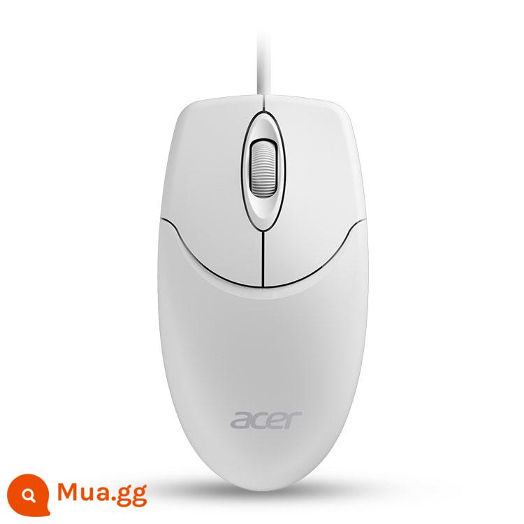 Acer/Chuột Acer Có Dây USB Im Lặng Tắt Tiếng Văn Phòng Kinh Doanh Tại Nhà Chơi Game Máy Tính Xách Tay Máy Tính Để Bàn CF Chơi Game Đặc Biệt lol Áp Dụng Cho Huawei Apple Lenovo Asus HP Nam Và Nữ - Trắng