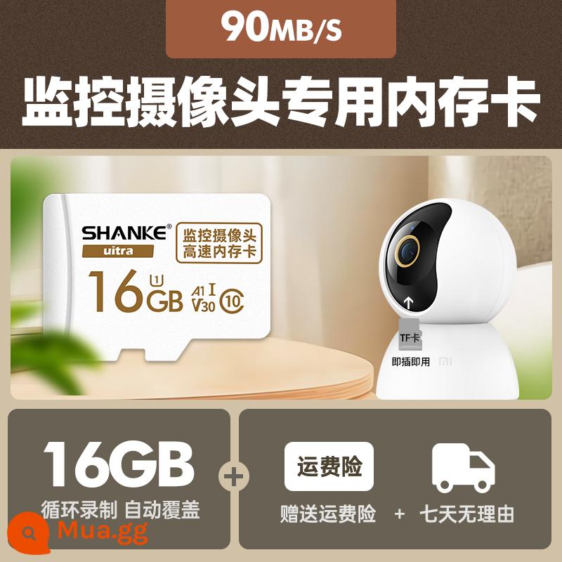 Thích hợp cho bộ nhớ giám sát fluorite thẻ đặc biệt 64g máy ảnh Haikang Thẻ SD Thẻ Micro SD thẻ nhớ tốc độ cao C6C CP1 C8W c2c thẻ nhớ máy ảnh PTZ thẻ nhớ đám mây - [①⑥G]Thẻ nhớ giám sát EZVIZ