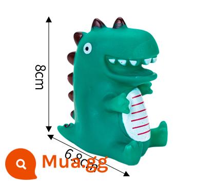 Trang trí bánh khủng long plug-in plug-in Tyrannosaurus rex nam sinh nhật bé một tuổi trẻ em Khủng long nhỏ kỷ Jura - Nhựa màu xanh nhạt 5 con khủng long nhỏ