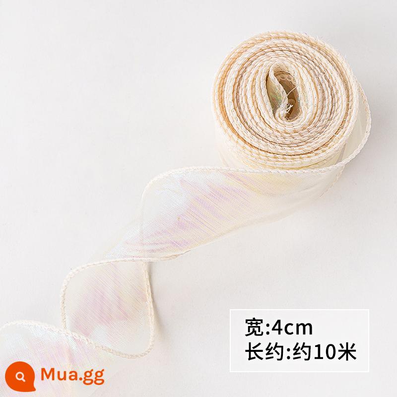 Ngày Của Mẹ Mô Phỏng Tulip Trang Trí Bánh Hoa Hồng Cẩm Chướng Lưới Đỏ Bao Quanh Nàng Tiên Cá Sợi Cắm - Màu xanh quân đội Symphony Nàng tiên cá Sợi màu vàng kem