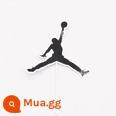 Slam Dunk Cậu Bé Bóng Rổ Trang Trí Bánh Sinh Nhật Rukawa Phong Vật Trang Trí Làm Bánh Giày Bé Trai Rổ Cắm - Thẻ hình thang màu xám đậm 10 chiếc