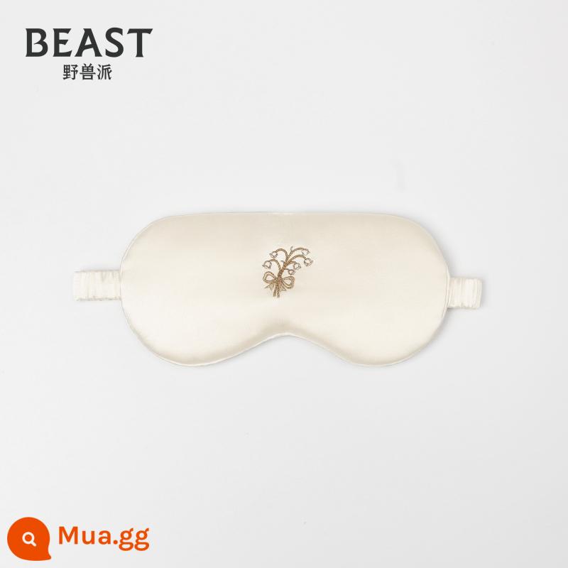 THEBEAST Travel Little Lily of the Valley Silk Travel Set Mặt nạ mắt lụa Quà lưu niệm sinh nhật - Mặt nạ mắt lụa - trắng nhạt