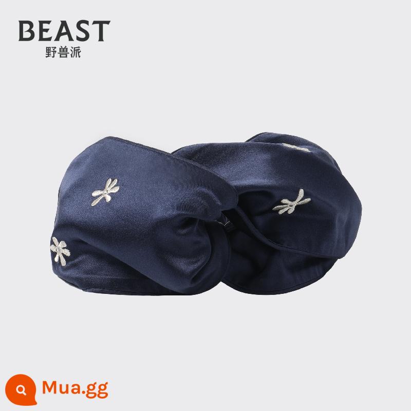 THE BEAST/The Beast Gói băng đô lụa Oolong Osmanthus Món quà ngày diễn ra - Băng đô Osmanthus Oolong-Xanh hải quân