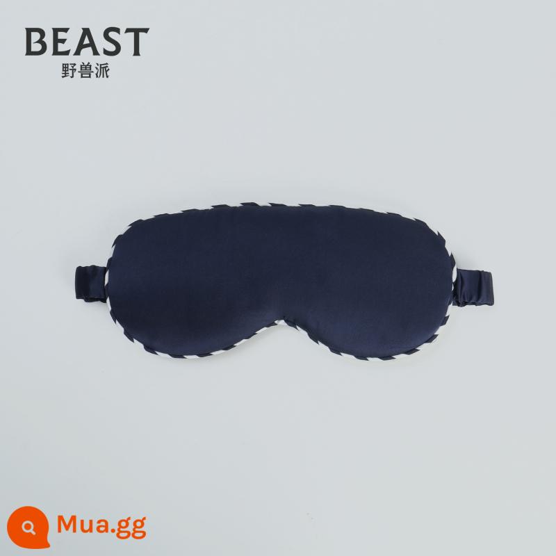 The Beast/The Beast Dream Silk Eye Mask Mất Điện Dâu Tằm Du Lịch Ngủ Mặt Nạ Mắt Quà Tặng Sinh Nhật - Mặt nạ mắt Good Dreams 22 Mumi Silk-Xanh hải quân