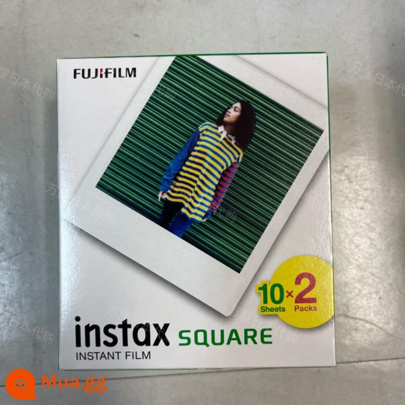 Nhật Bản mua phim Polaroid giấy ảnh vuông Fuji instax SQUARE SQ1/SQ6/SQ20 trong kho - Giấy ảnh vuông SQUARE 20 tờ