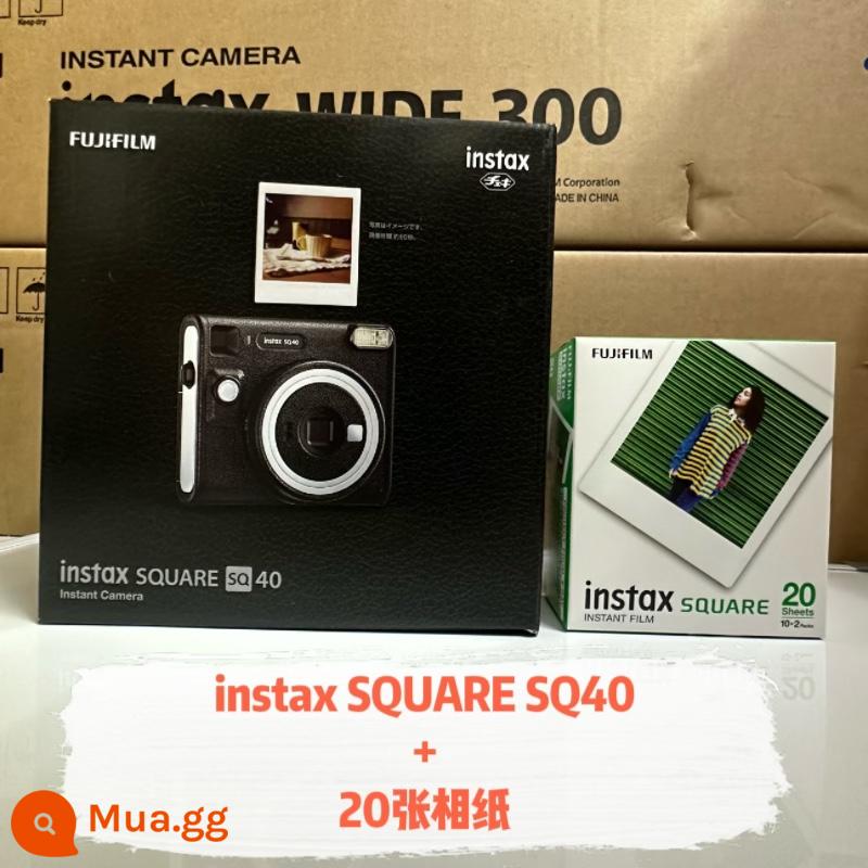 Đại lý thu mua Nhật Bản cho máy ảnh chụp ảnh tức thời Fuji InstaxSQUARE SQ1 Polaroid 30 gói giấy ảnh - SQ40 và 20 gói giấy ảnh + 10 quà tặng