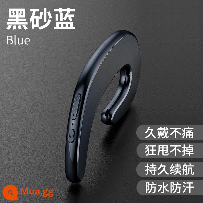 Tai Nghe Bluetooth Cao Cấp Không Đau Remax Dẫn Truyền Qua Xương Một Tai Loại Treo Tai Không Dây Thực Sự Huawei Hai Tai Thể Thao Không Tai 2021 Mới Điện Thoại Di Động Xiaomi Áp Dụng Cho Nam Và Nữ Tai Phổ Thông Không Tai - [Xanh cát đen] Không đau khi đeo lâu ★ Tuổi thọ pin siêu cao ★ Không thể rung ra ★ Không vào tai