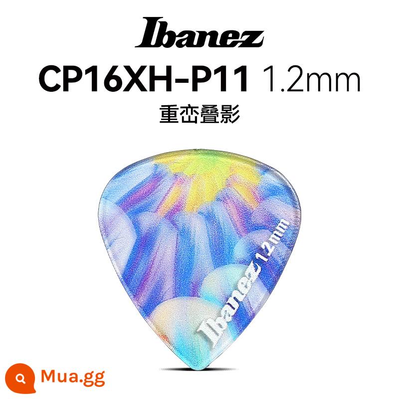 Nissan IBANEZ kính vạn hoa dòng đàn guitar dân gian pick gảy đàn tốc độ phụ kiện đàn guitar CHỌN - Núi chồng lên nhau 1,2mm