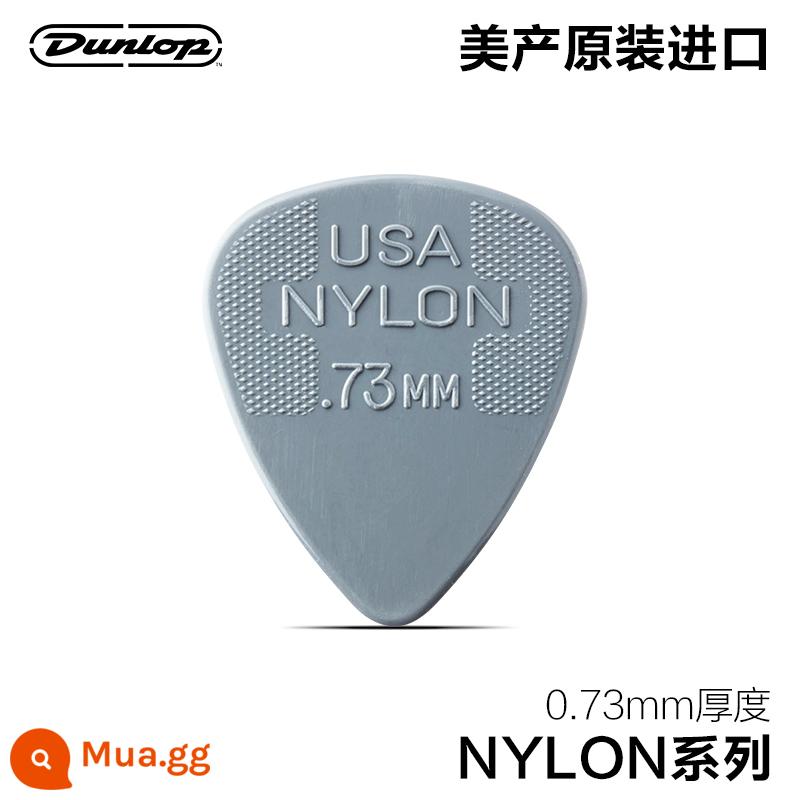 Dunlop Đàn guitar gỗ điện Dunlop chọn ballad quả bom tốc độ chống trơn trượt chịu mài mòn gảy đàn lò xo mảnh nylon điểm nổi Chọn - Dòng nylon nylon 0,73mm NYLON