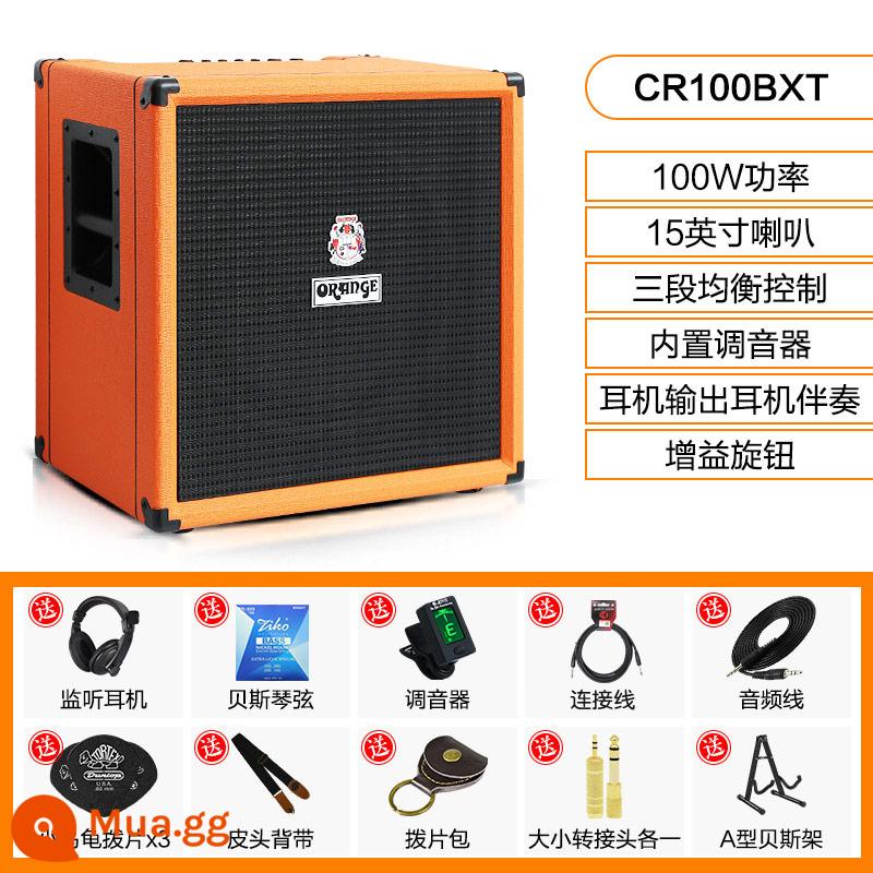 Loa bass màu cam cam CR25BX CR50BXT Loa bass điện CR100BXT âm thanh BASS - [SF Daojia] CR100BXT (công suất 100W) + quà tặng