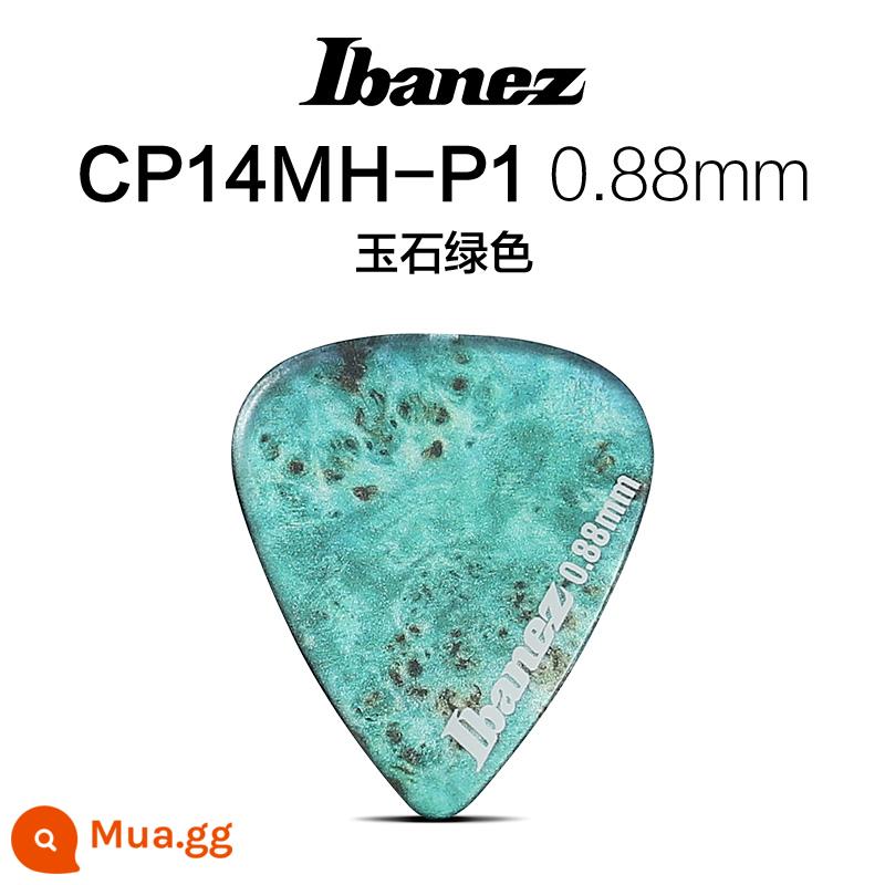 Nissan IBANEZ kính vạn hoa dòng đàn guitar dân gian pick gảy đàn tốc độ phụ kiện đàn guitar CHỌN - Xanh ngọc 0.88mm