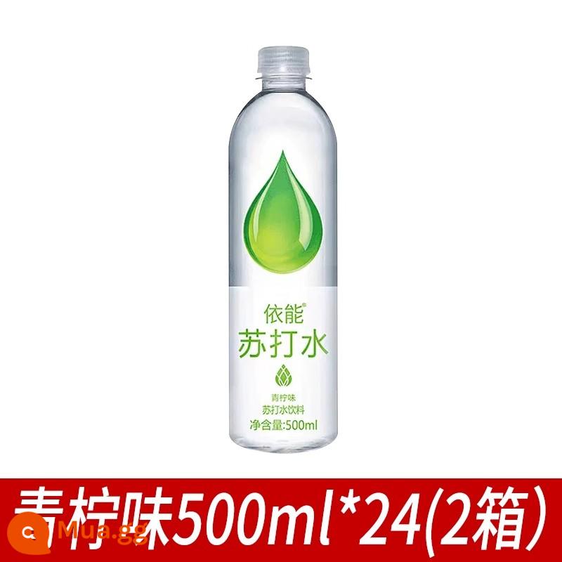 Nước soda Yi Neng không đường cộng với nước kẽm 500ml * 24 chai nước uống có tính kiềm yếu nước giải khát hương chanh nguyên hộp bán buôn - [2 hộp] Hương chanh 500ml*24 chai