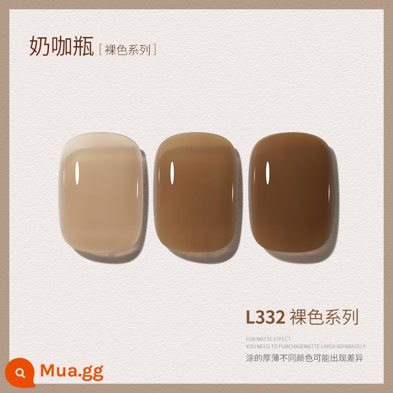 BOLE Bole Ice Mờ Nude Sơn Móng Tay 2022 Mới Jelly Trà Sữa Trị Liệu Bằng Ánh Sáng Làm Móng Tay Móng Gel Bộ - L332