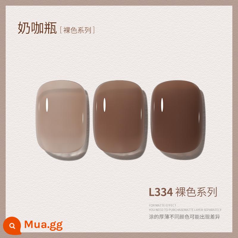 BOLE Bole Ice Mờ Nude Sơn Móng Tay 2022 Mới Jelly Trà Sữa Trị Liệu Bằng Ánh Sáng Làm Móng Tay Móng Gel Bộ - L334