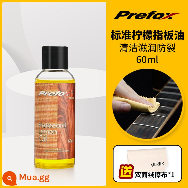 Prefox đàn guitar chăm sóc và bảo trì bộ dây bảo vệ dầu tẩy rỉ sét bút vệ sinh tẩy rỉ chanh guitar dầu phụ kiện - Dầu đàn guitar hương chanh tiêu chuẩn 60ml