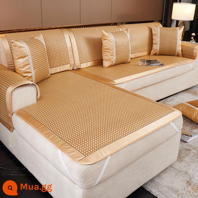 Nam Cực Người Mùa Hè Mây Thảm Sofa Đệm Mùa Hè Thảm Ngồi Đệm Chống Trơn Trượt Ghế Sofa Bao Gồm Tất Cả Đa Năng Bao Khăn Vải - Yến Vũ