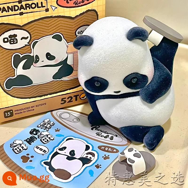 Panda Roll Panda Mẫu giáo Blind Box Panda Rolling Series Trọn bộ trang trí mô hình quả bom thứ hai hàng ngày - Giày mô hình mèo được chỉ định (mở hộp nhưng không có túi)