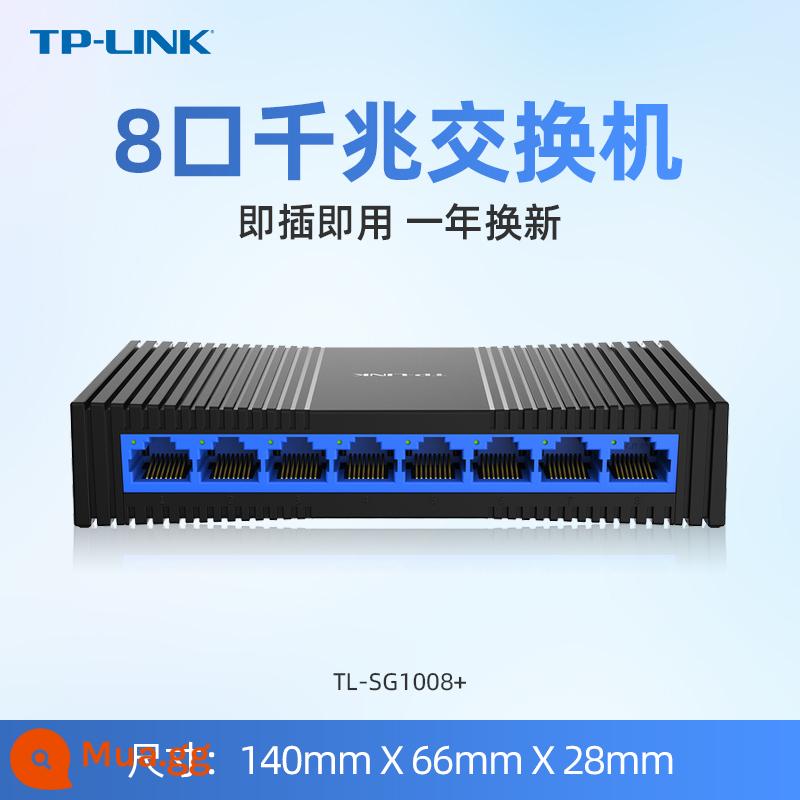 Công tắc TP-LINK 4 cổng 5 cổng 8 cổng 10 cổng 100M đường mạng gigabit hub shunt router tplink mạng gia đình dây mở rộng giám sát cáp quang SF1005+ - [8-port full gigabit] switch vỏ nhựa