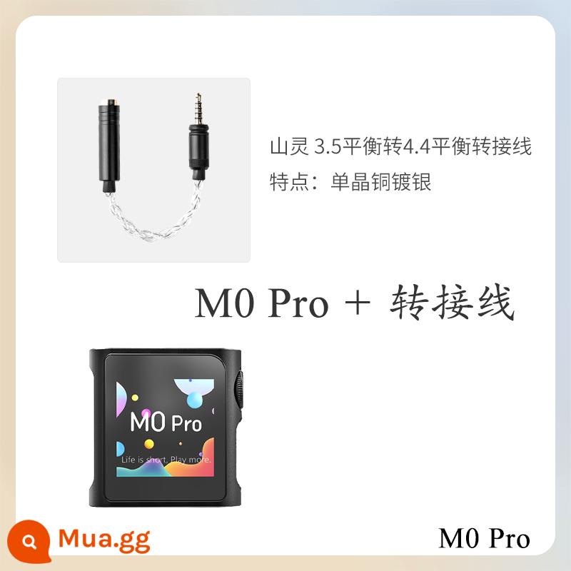 Shanling M0Pro Máy nghe nhạc di động không bị biến dạng cân bằng 3.5pro mp3 M1S/M3X - Cáp chuyển đổi Osmo Black+4.4