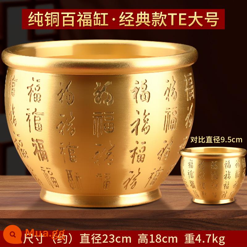 Bonato Rice Xi lanh Baifu Twita Poly Treasure Pure Copper chính hãng Mang theo phòng thí nghiệm CJaine Copper Shop Creative Sáng tạo trang trí nhỏ - (Liên hệ bộ phận chăm sóc khách hàng để biết các kiểu dáng khác) Xi lanh Baifu cổ điển TE cỡ lớn