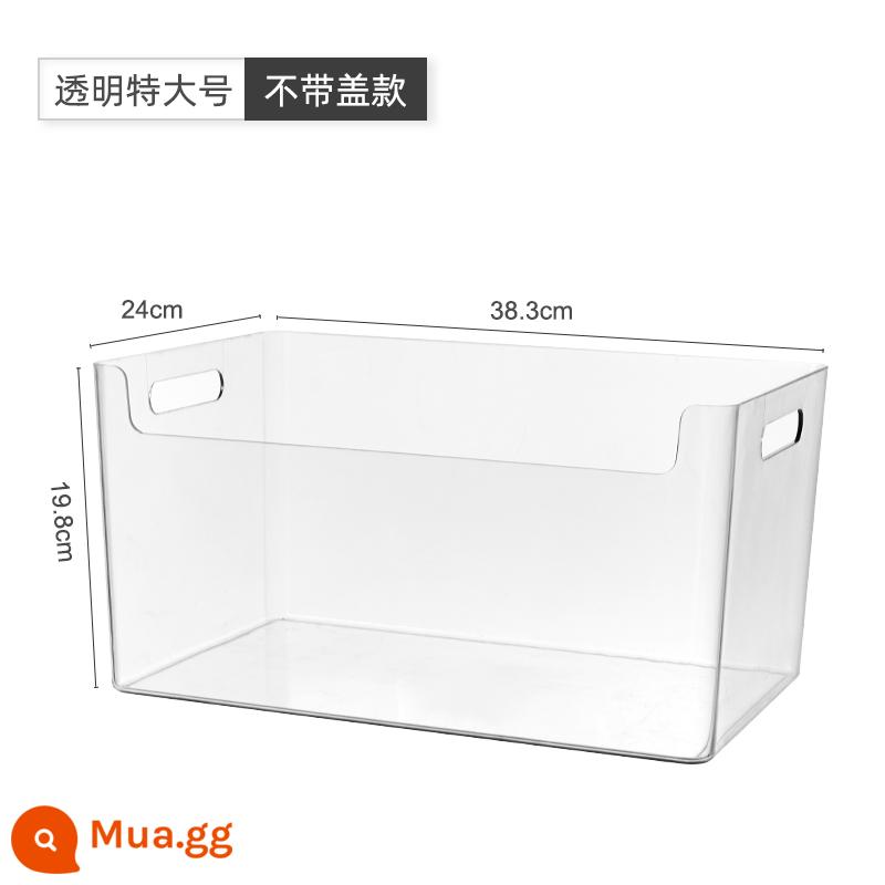 Máy Tính Để Bàn Hộp Bảo Quản Trong Suốt Mặt Nạ Mỹ Phẩm Hoàn Thiện Hộp Acrylic Giỏ Đựng Đồ Ăn Gia Đình Nhà Bếp Đồ Lặt Vặt Hộp Bảo Quản - Trong suốt cực lớn