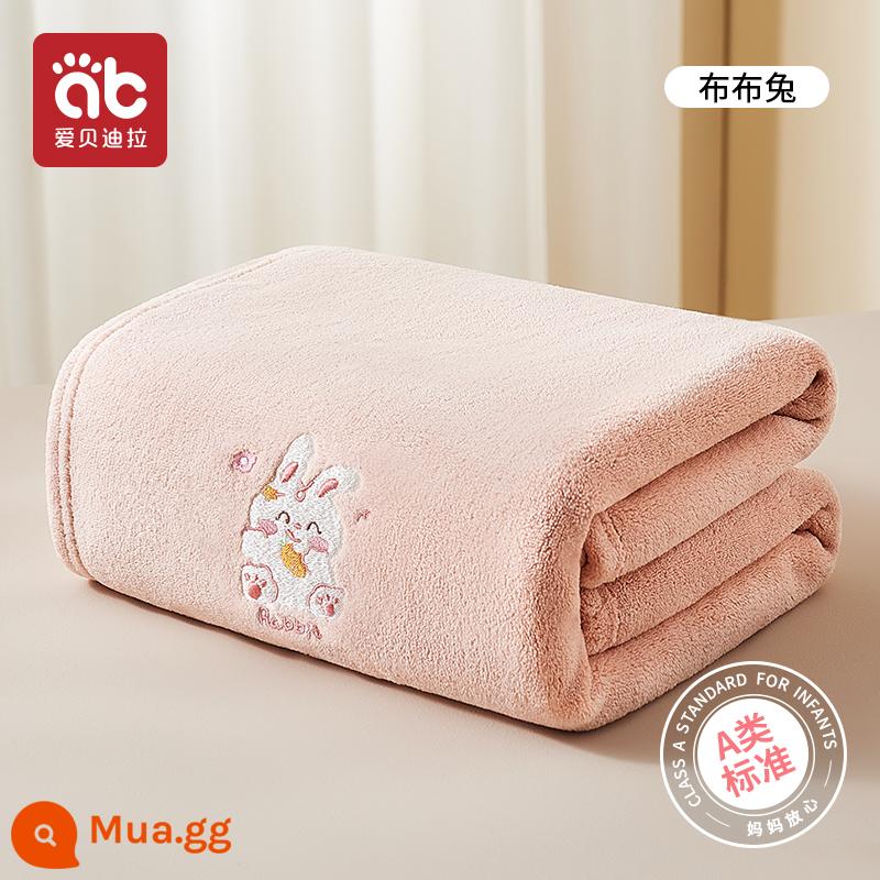 Khăn tắm cho bé sơ sinh siêu mềm không cotton gạc bông nguyên chất trẻ nhỏ tắm bé đặc biệt bé trai và bé gái - Thỏ Bubu (Tiêu chuẩn hạng A)