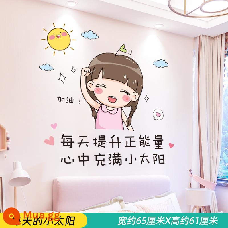 Bé gái công chúa phòng trẻ em bố trí đầu giường phòng ngủ trang trí tường sticker dán tường hoạt hình miếng dán tường họa tiết - 9 chút nắng mỗi ngày