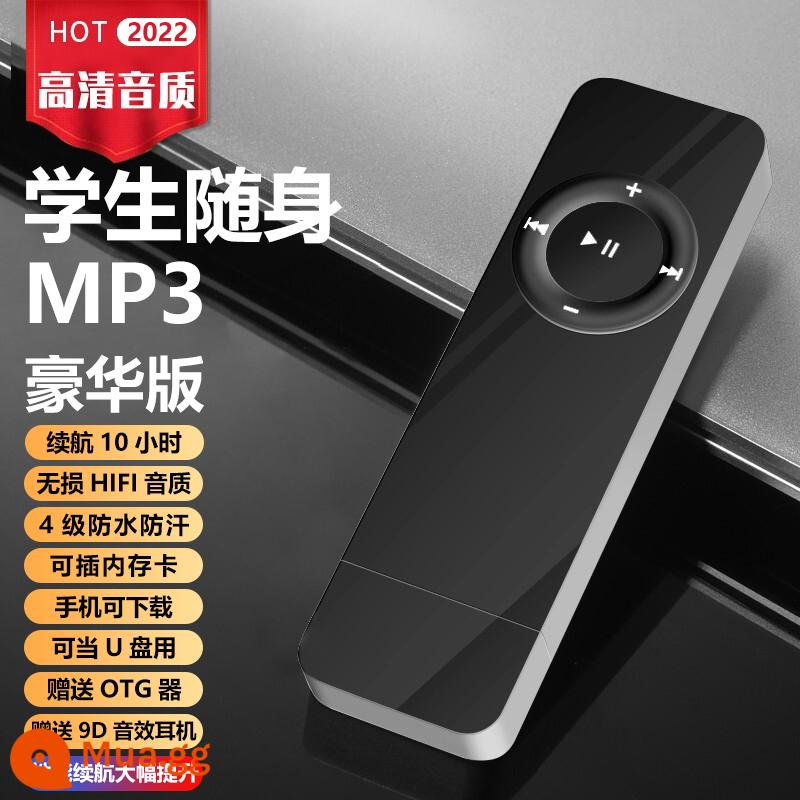 Phiên bản dành cho sinh viên Máy nghe nhạc mp3 Walkman MP4 nghe tiếng Anh nghe đọc mẫu đọc tiểu thuyết nghe hát hiện vật chuyên dụng - Đen [Phiên bản cao cấp]