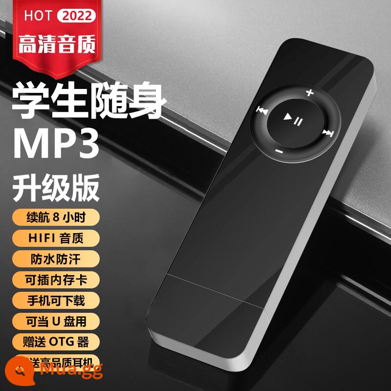 Phiên bản dành cho sinh viên Máy nghe nhạc mp3 Walkman MP4 nghe tiếng Anh nghe đọc mẫu đọc tiểu thuyết nghe hát hiện vật chuyên dụng - Đen [phiên bản nâng cấp]