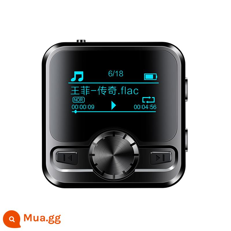 Bluetooth sinh viên JNN-M9 có màn hình thể thao chạy máy nghe nhạc MP3 Sách điện tử học radio tiếng Anh - Phantom Black [có Bluetooth]