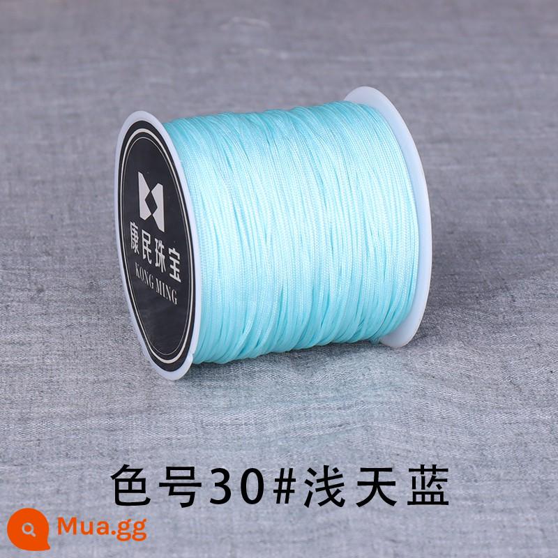 Jade Line số 72 dây dệt dây 手 Dòng tay tái sinh dây đeo dây đeo dây đeo dây đeo dây đeo dây đeo dây đeo - Màu xanh da trời nhạt (30#) ■No. 72 0,8mm/khoảng 50 mét