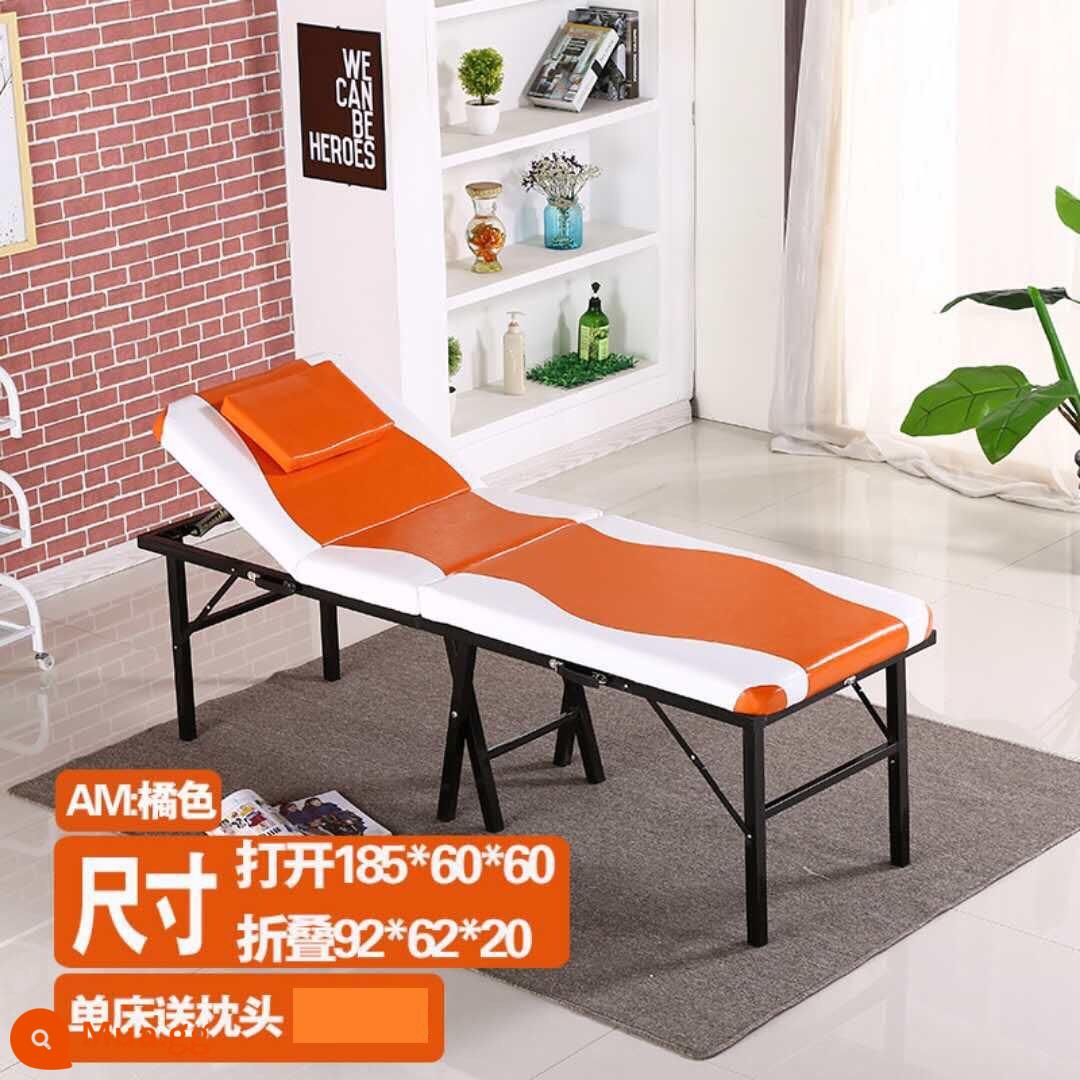 Thẩm mỹ viện gấp hình xăm hình xăm giường massage di động di động tại nhà đa chức năng vật lý trị liệu châm cứu - 185*60 cam