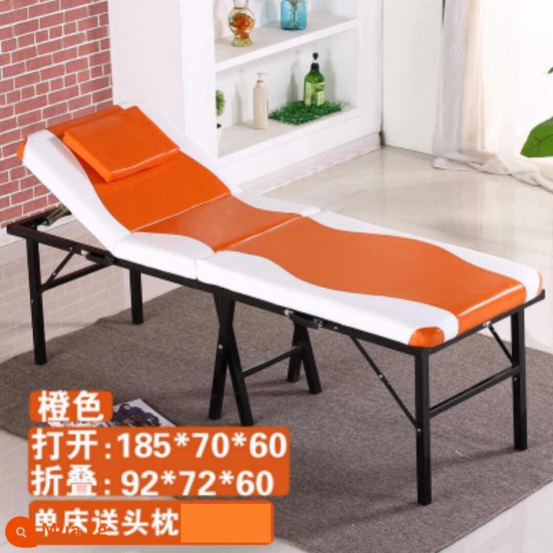 Thẩm mỹ viện gấp hình xăm hình xăm giường massage di động di động tại nhà đa chức năng vật lý trị liệu châm cứu - 185*70 cam