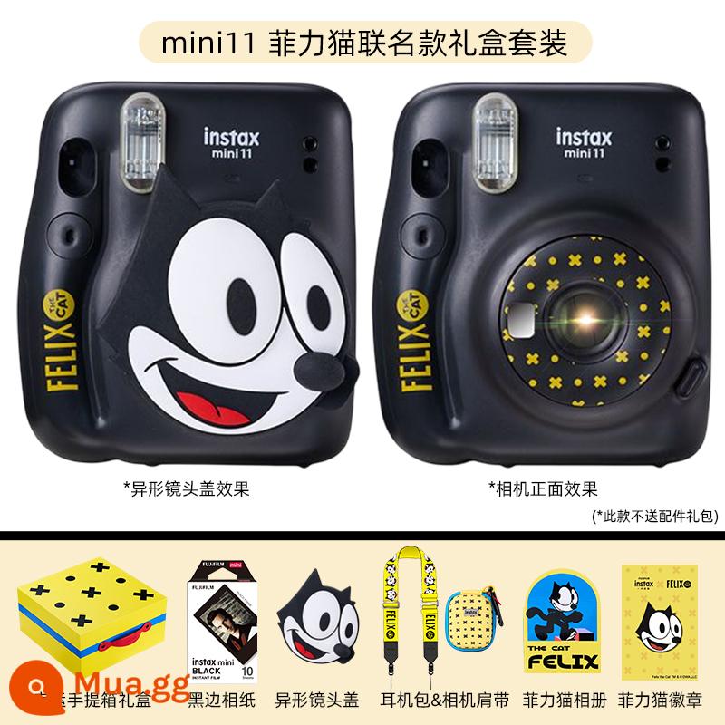 Máy ảnh Fuji Polaroid mini7c/7+/9 mẫu nâng cấp 11 mẫu máy ảnh chụp ảnh một lần dành cho nam và nữ học sinh - Hộp quà tùy chỉnh mini11 Felix Cat phiên bản giới hạn