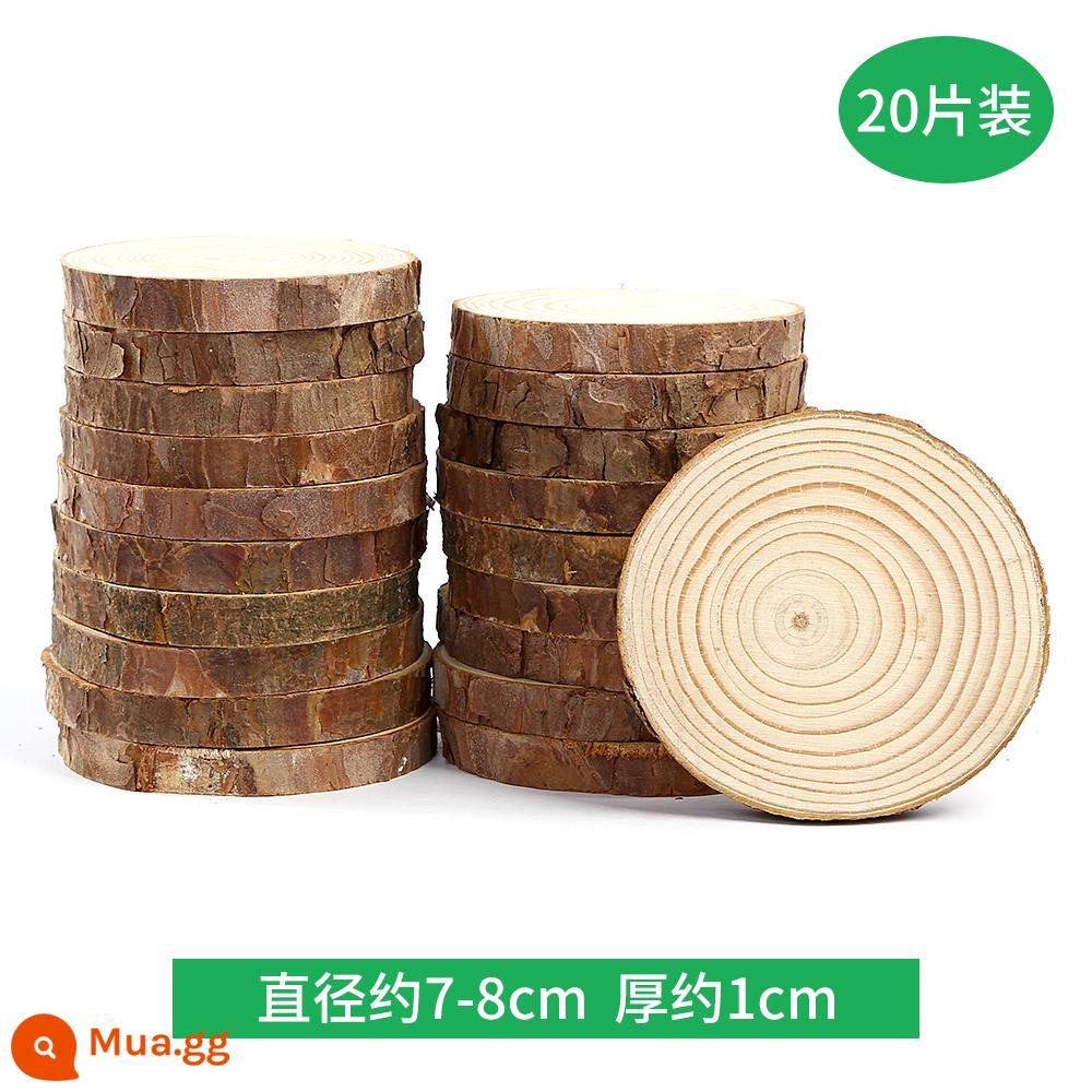 Nhánh thân trang trí lớp mẫu giáo chất liệu tạo vòng nón thông chết tự nhiên nhánh bó hoa DIY handmade sáng tạo tranh khúc gỗ - Hoa hồng đỏ, đường kính khoảng 7-8cm