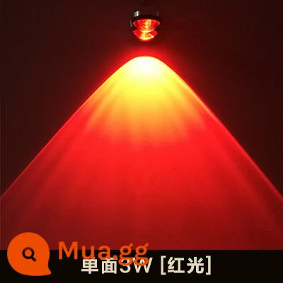 Sáng Tạo Đèn Tường LED Màu Đèn Khách Sạn KTV Tivi Phòng Khách Nền Trang Trí Tường Hành Lang Lối Đi Đèn Đèn Ngủ - Đèn đỏ một mặt 3W