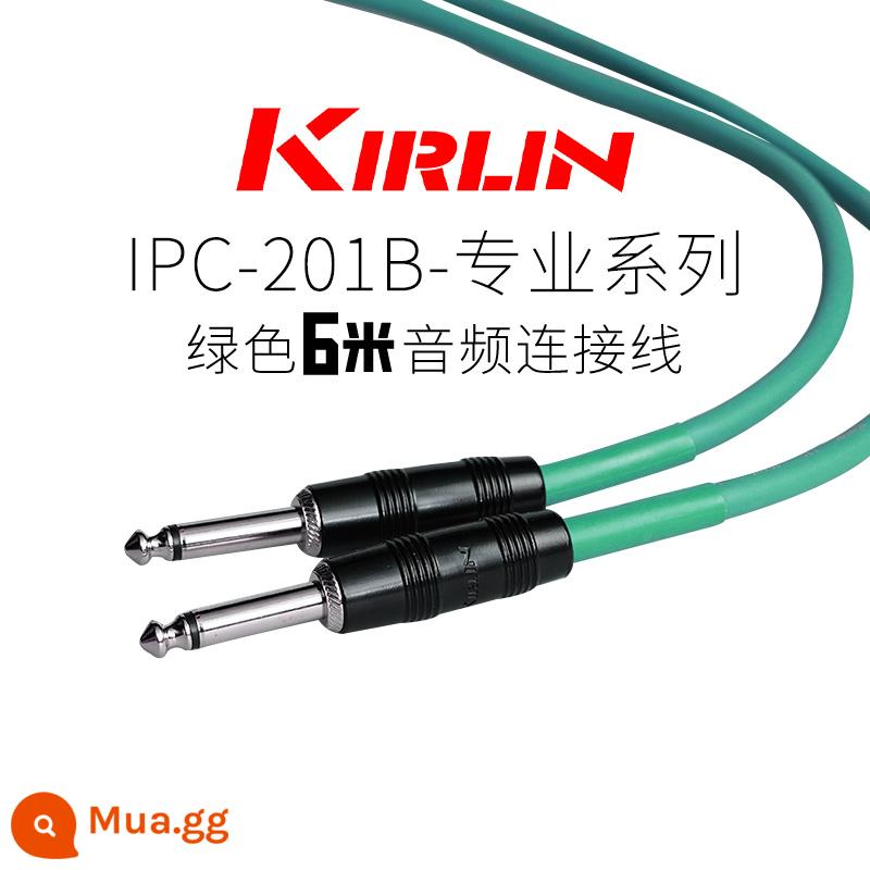 Kirlin Colin Guitar Circuit Circuit Circuit -kết nối nhạc cụ xuất bản âm thanh Capital Capital Audio Cáp Guitar Audio - Phong cách cao su xanh 6 mét