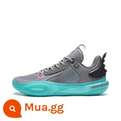 Li Ning Quancheng 11 giày bóng rổ nam Wade's way of morning light đệm gói giày thể thao cổ thấp thoáng khí ABAT005 - ABAT005-5 Ninh Tuyết Xám