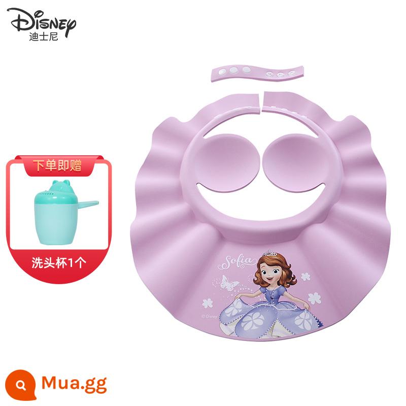 [Tự vận hành] Mũ gội đầu trẻ em Disney bảo vệ tai chống thấm nước cho bé Mũ gội đầu tắm trẻ em mẫu giáo - Sophia nhảy (loại bảo vệ tai)