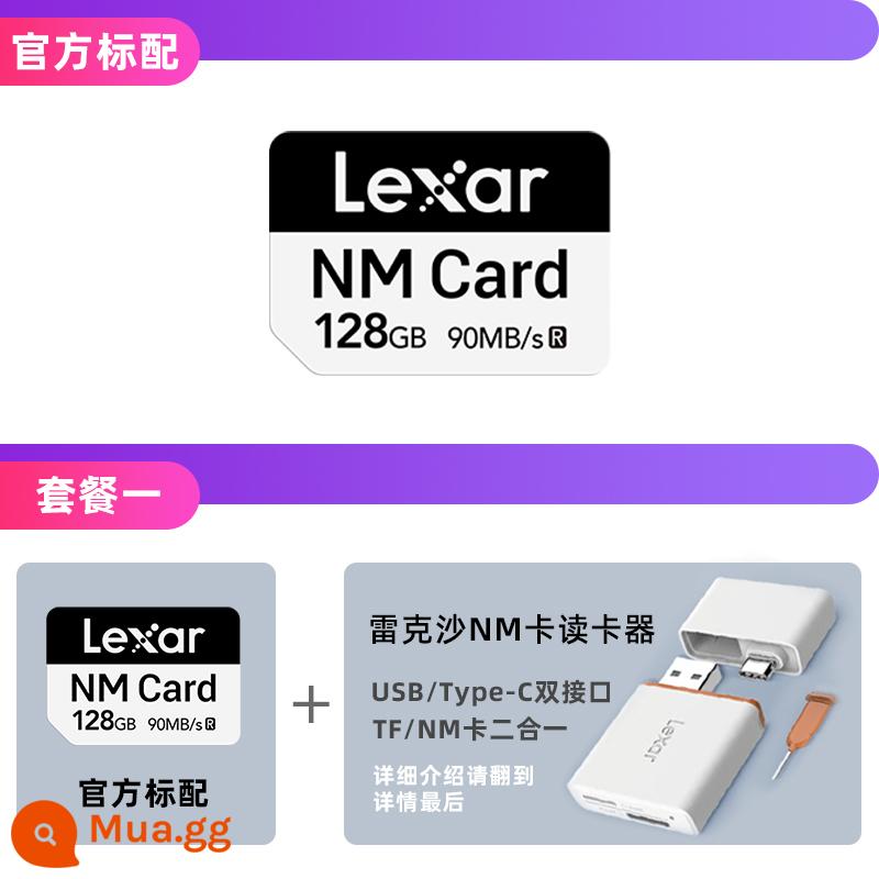 [Tự vận hành] Thẻ nhớ Lexar Huawei nm 128G256 Thẻ nhớ điện thoại máy tính bảng Honor Mate - 128GB丨88VIP được giảm giá 5%