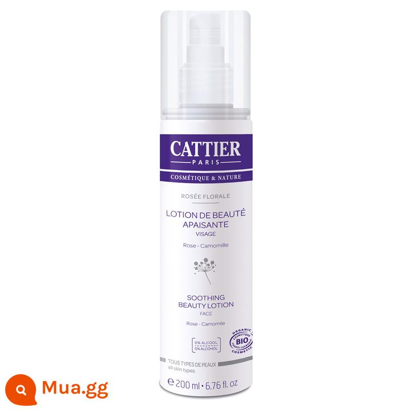 Nước hoa hồng hoa cúc CATTIER/Gatier của Pháp 200ml dưỡng ẩm dịu nhẹ không chứa cồn - 200ml