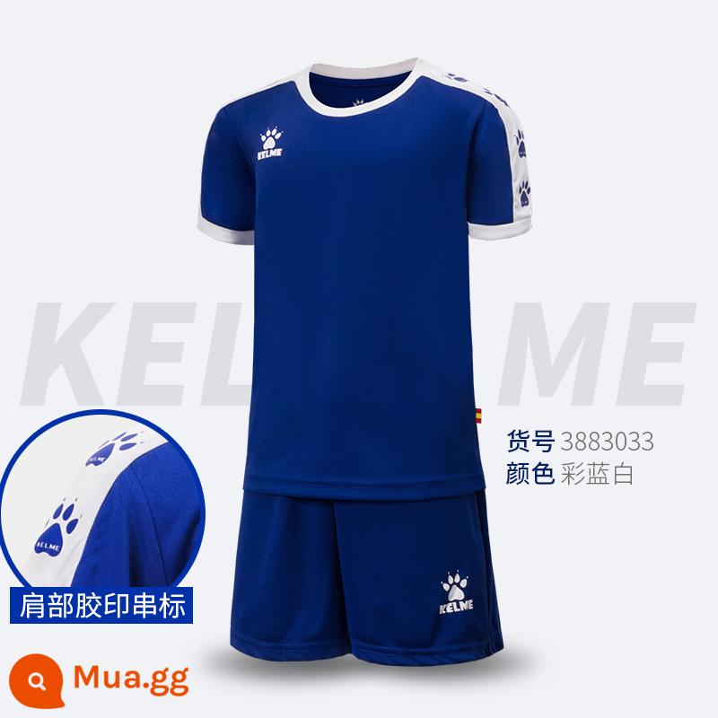 Bộ bóng đá thiếu nhi Kelme Karmi - _Đầy màu sắc trắng xanh 3883033